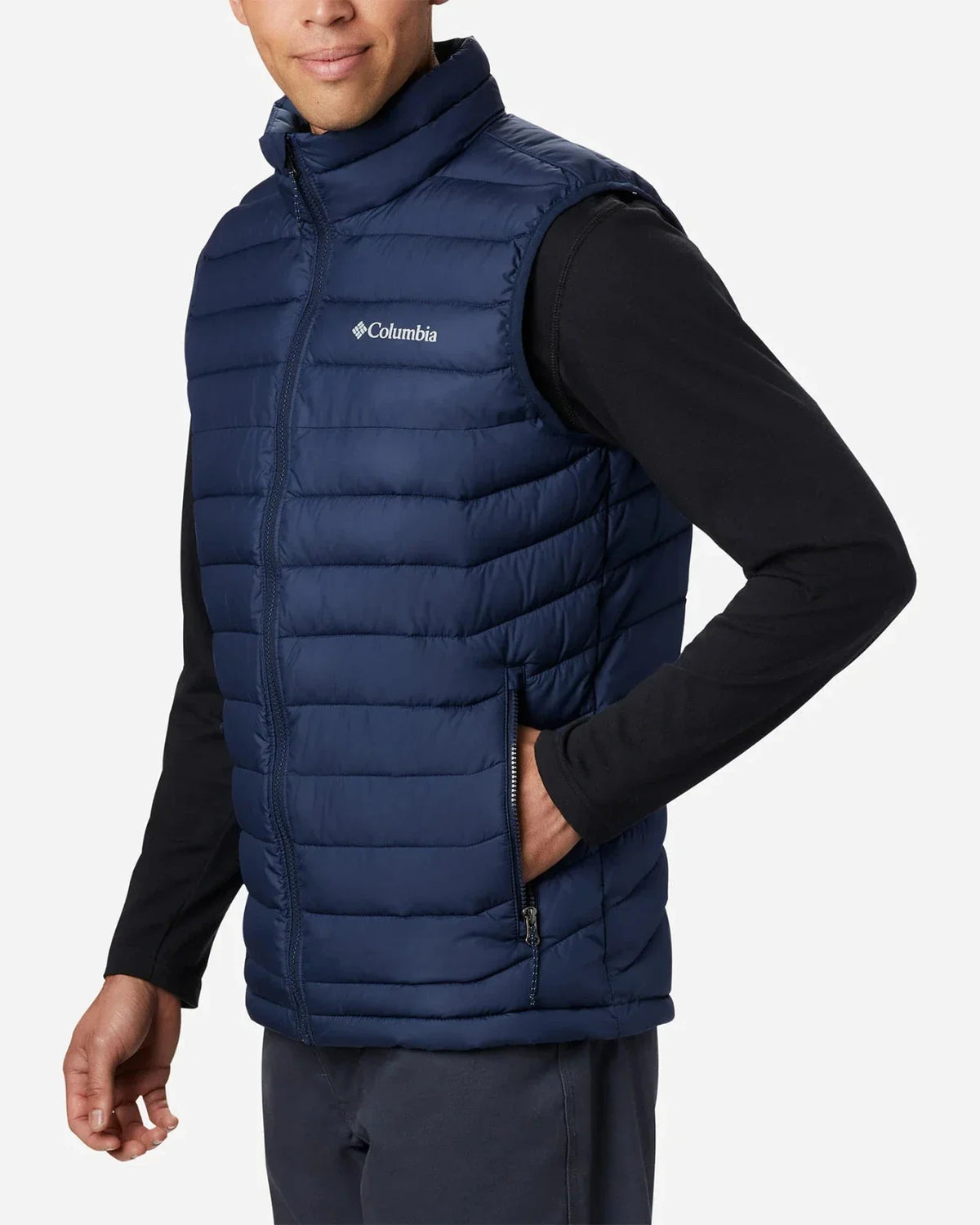 Chaleco de hombre color azul