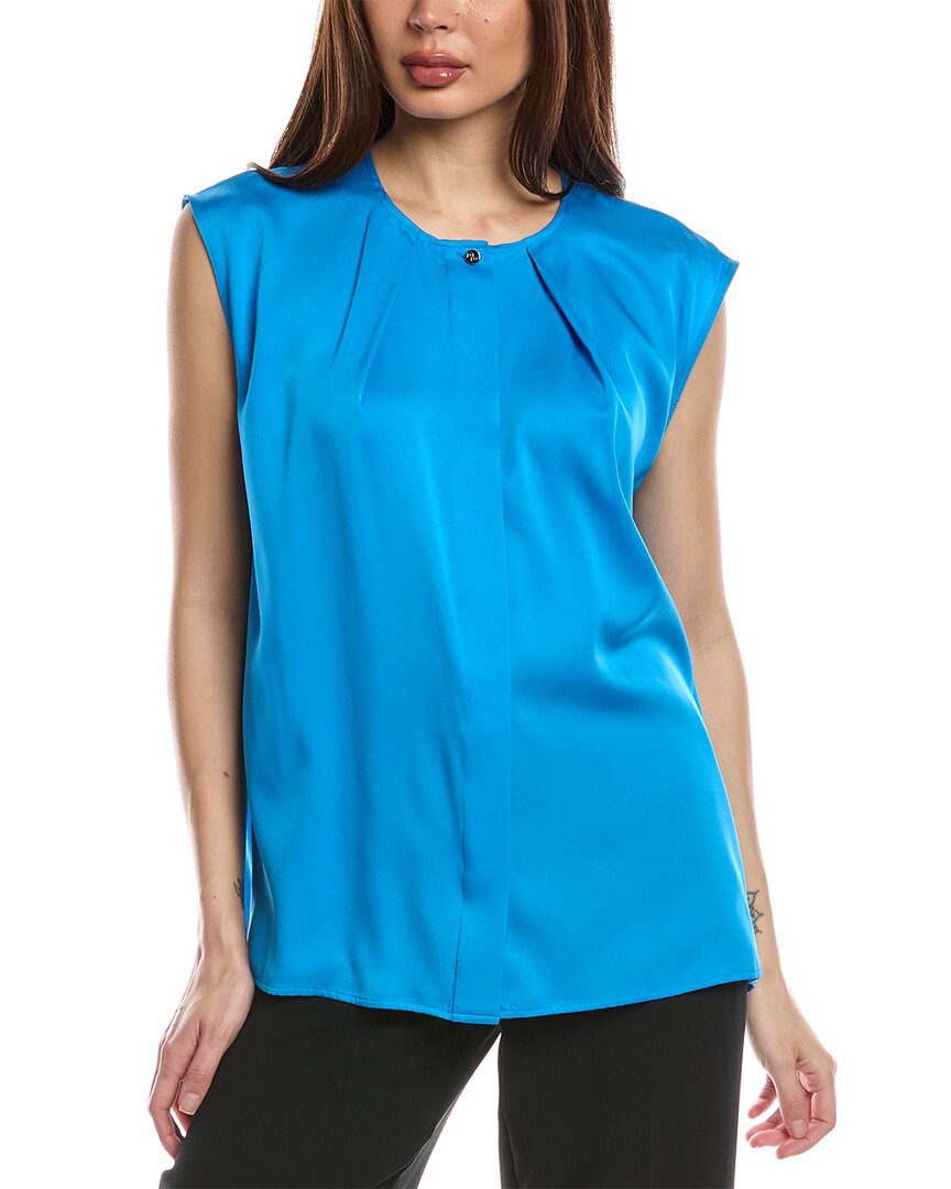 Blusa de mezcla de seda