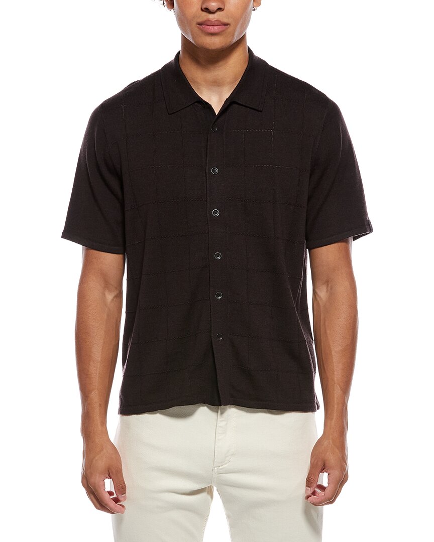 Camisa de mezcla de lana