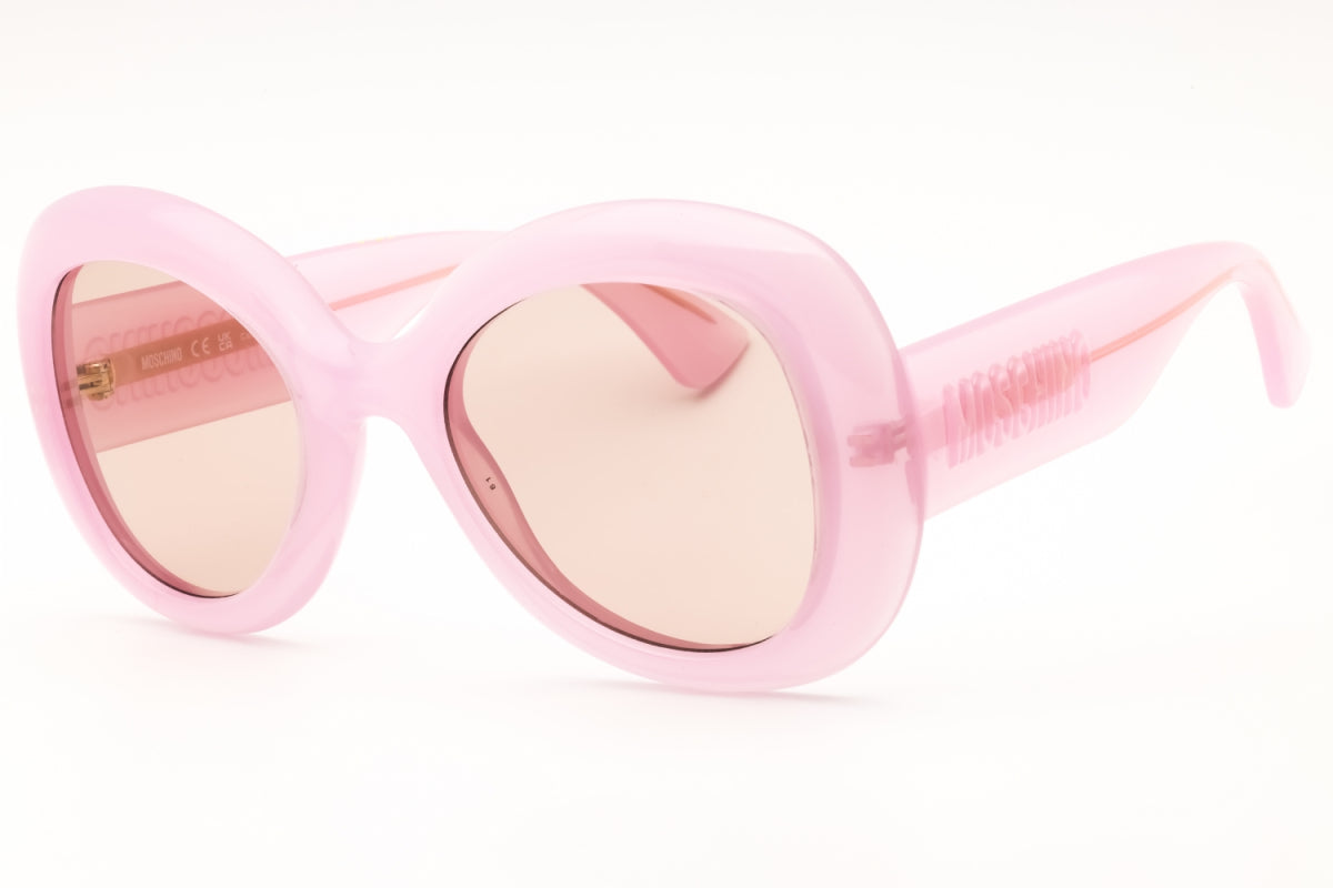 Gafas color café y rosado