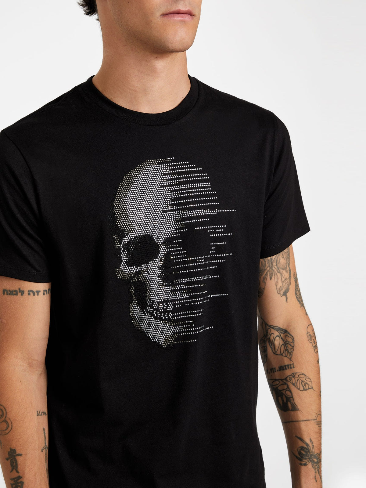 Camiseta con cuello redondo