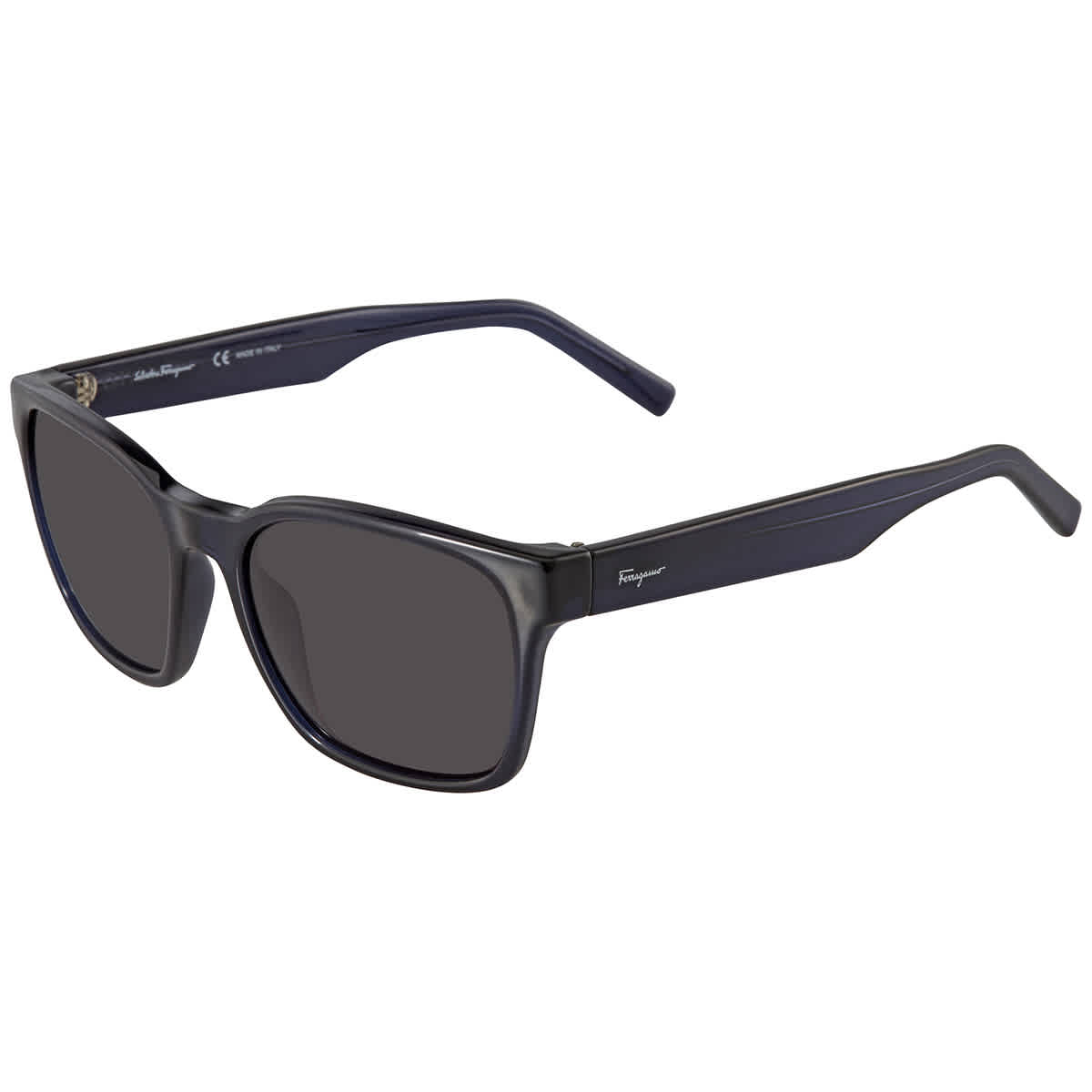 Gafas de sol unisex de montura cuadrada color gris