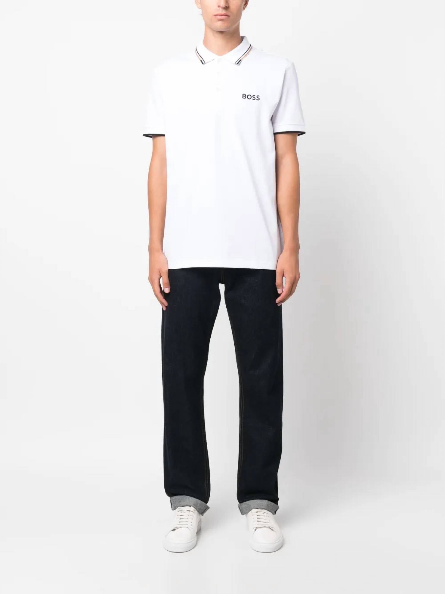 Camiseta de hombre de manga corta color blanco