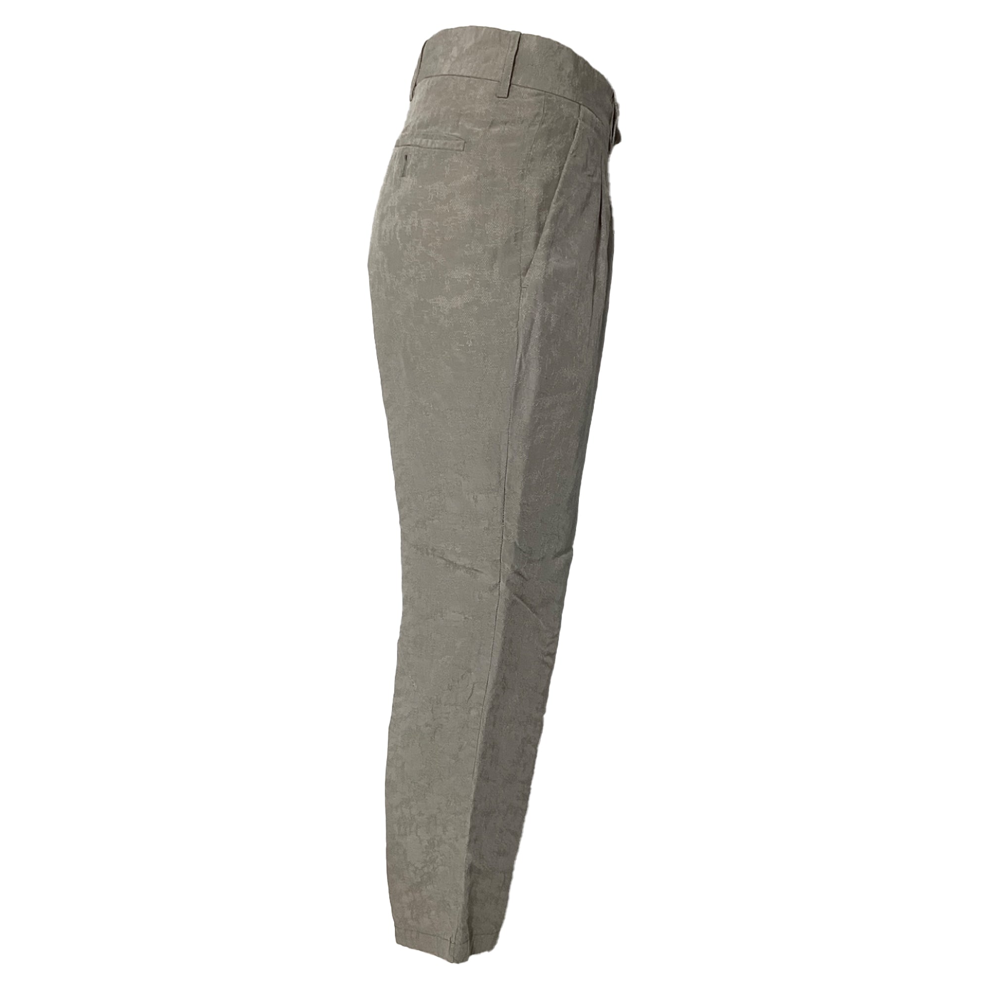 Pantalón de algodón color gris