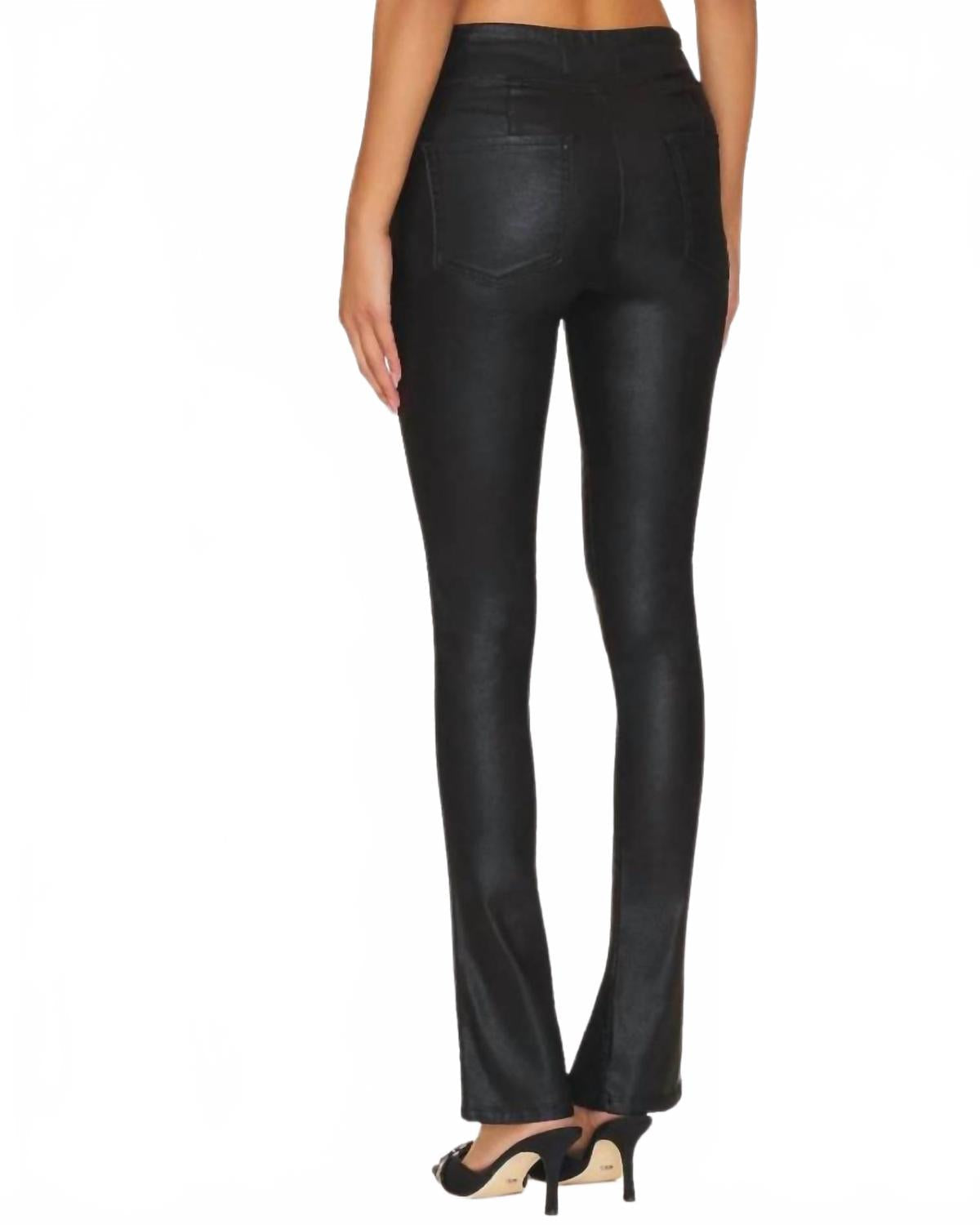 Pantalón de mezclilla color negro