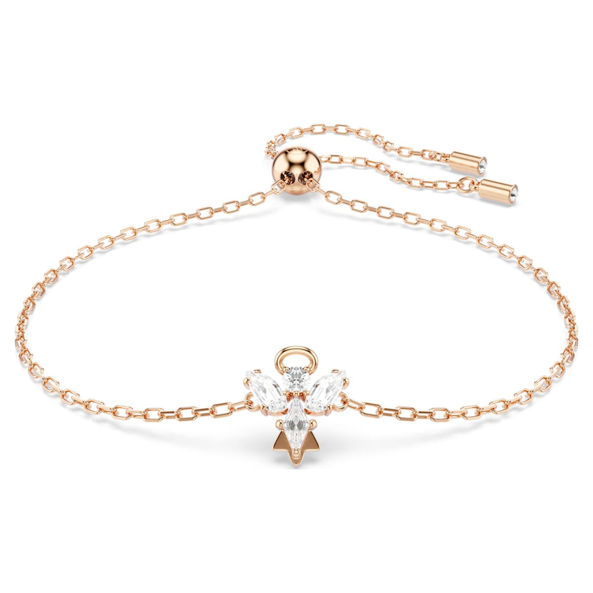 Pulsera color oro rosa y blanco