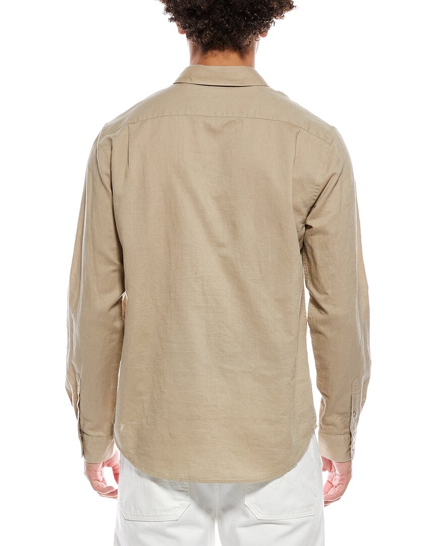 Camisa de mezcla de lino