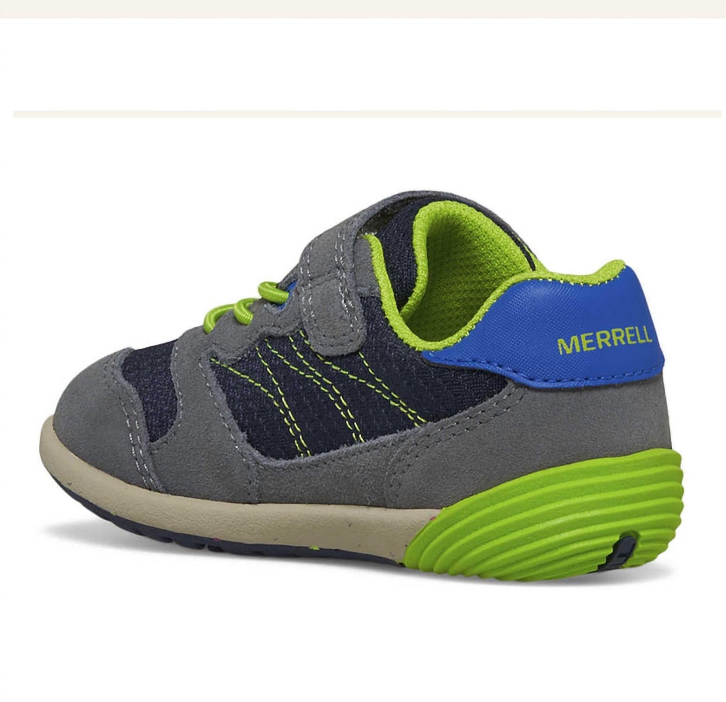 Tenis para bebé color azul marino y verde