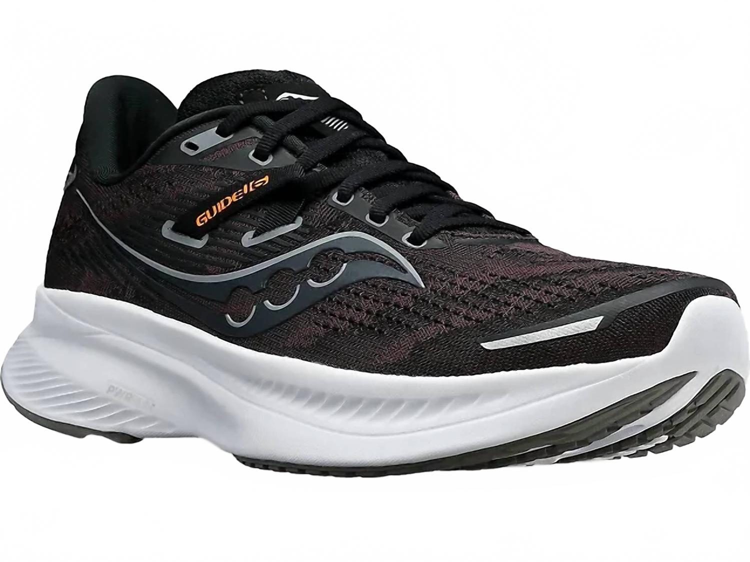 Tenis para correr de hombre color negro y blanco