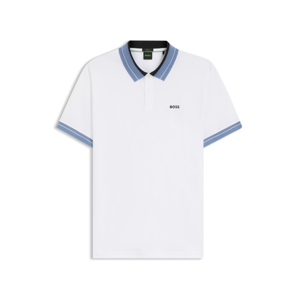 Polo de algodón a rayas