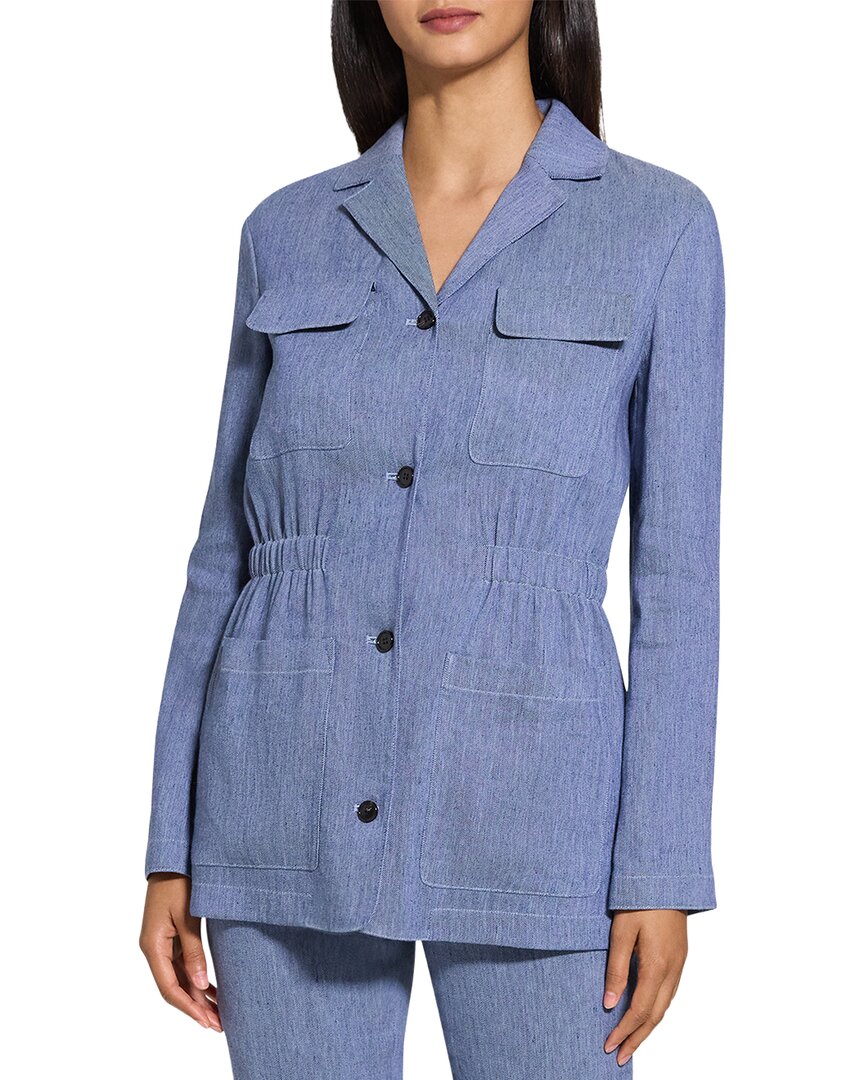 Chaqueta de mezcla de lino