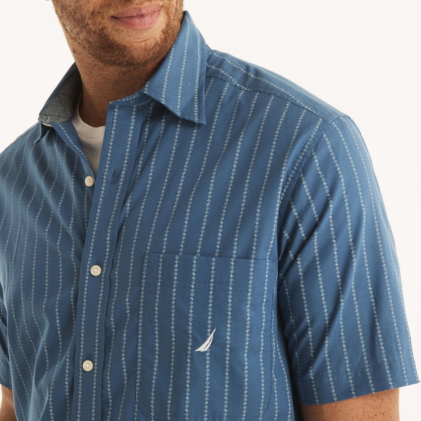 Camisa de hombre de manga corta con estampado