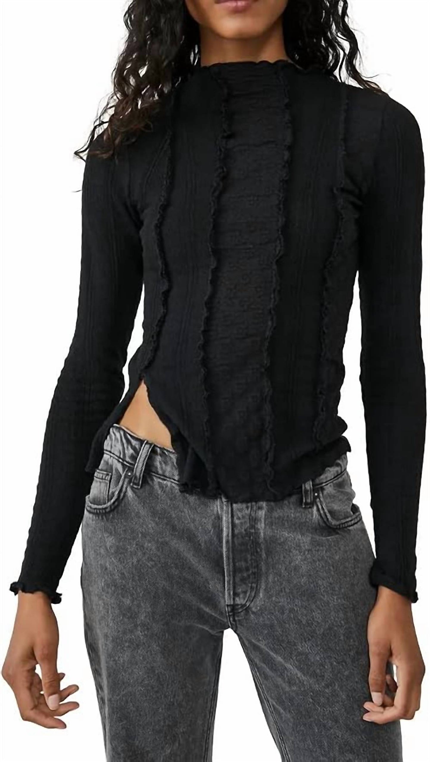 Top color negro