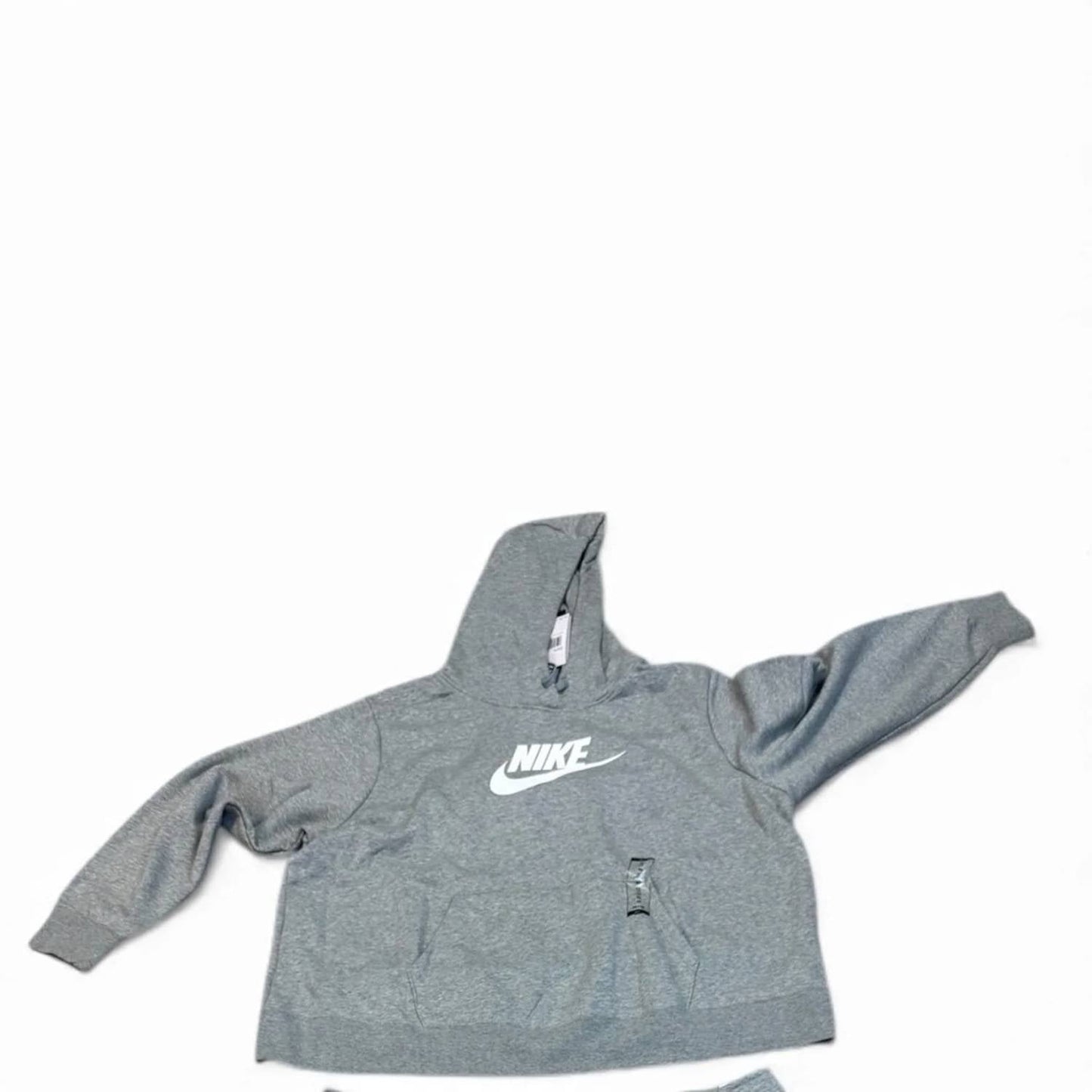 Buzo con capucha de mujer color gris
