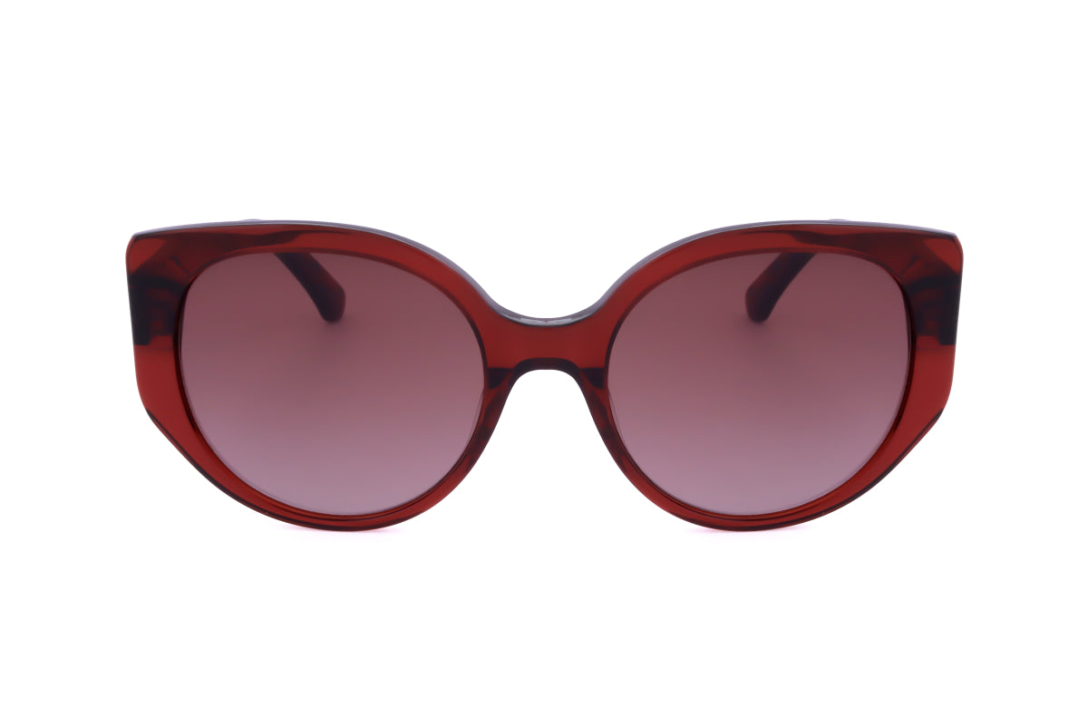 Gafas color rosado y rojo