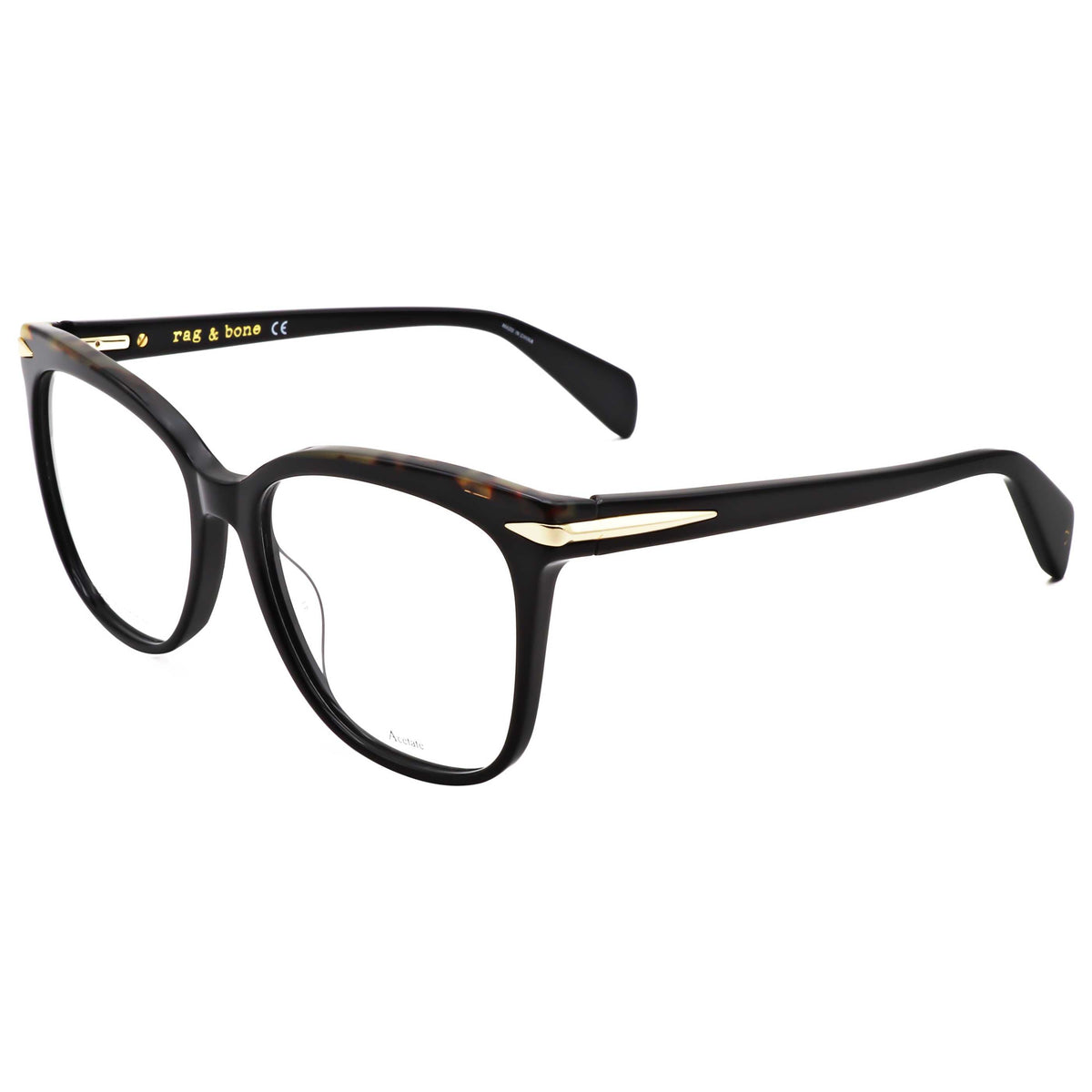 Montura para gafas de mujer 53 mm color negro