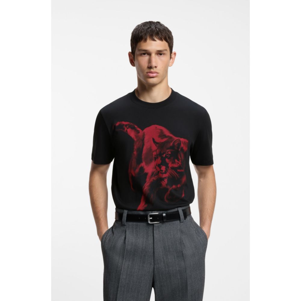 Camiseta de algodón con estampado