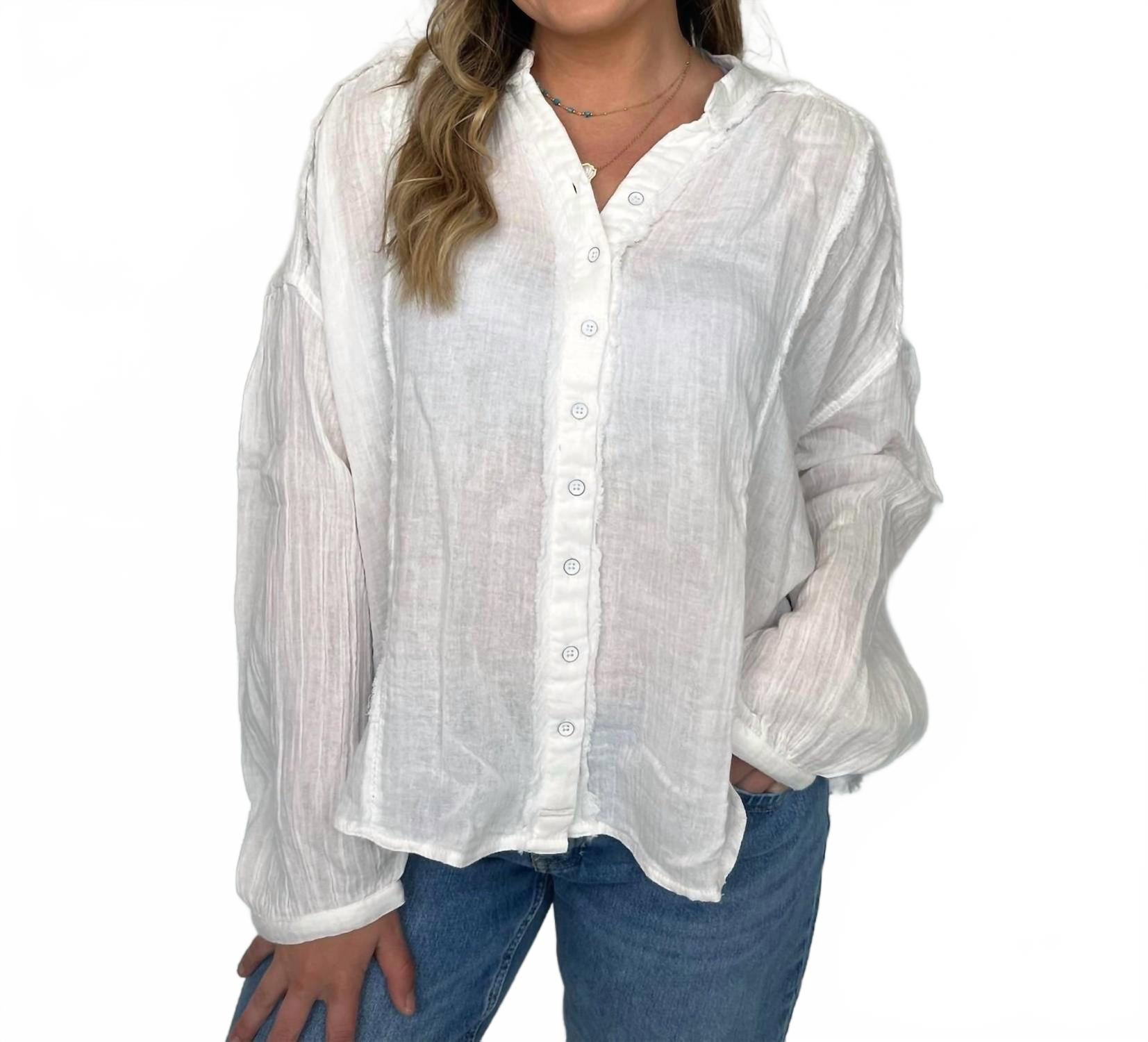 Camisa color marfil