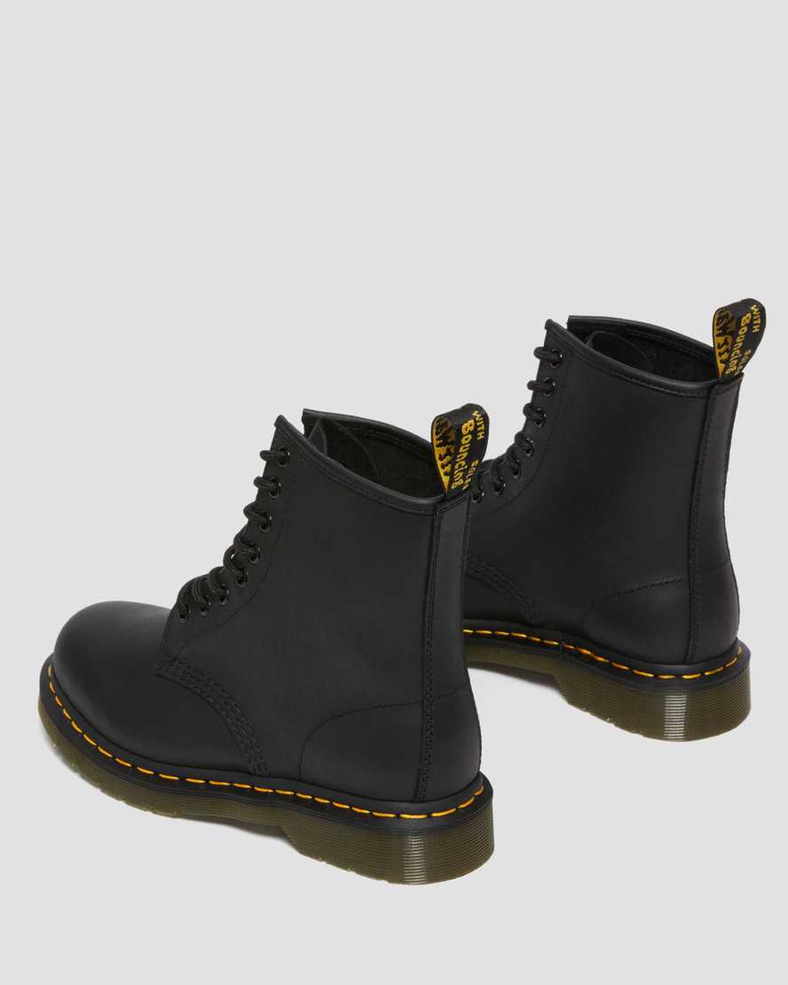 Botas de cuero con cordones