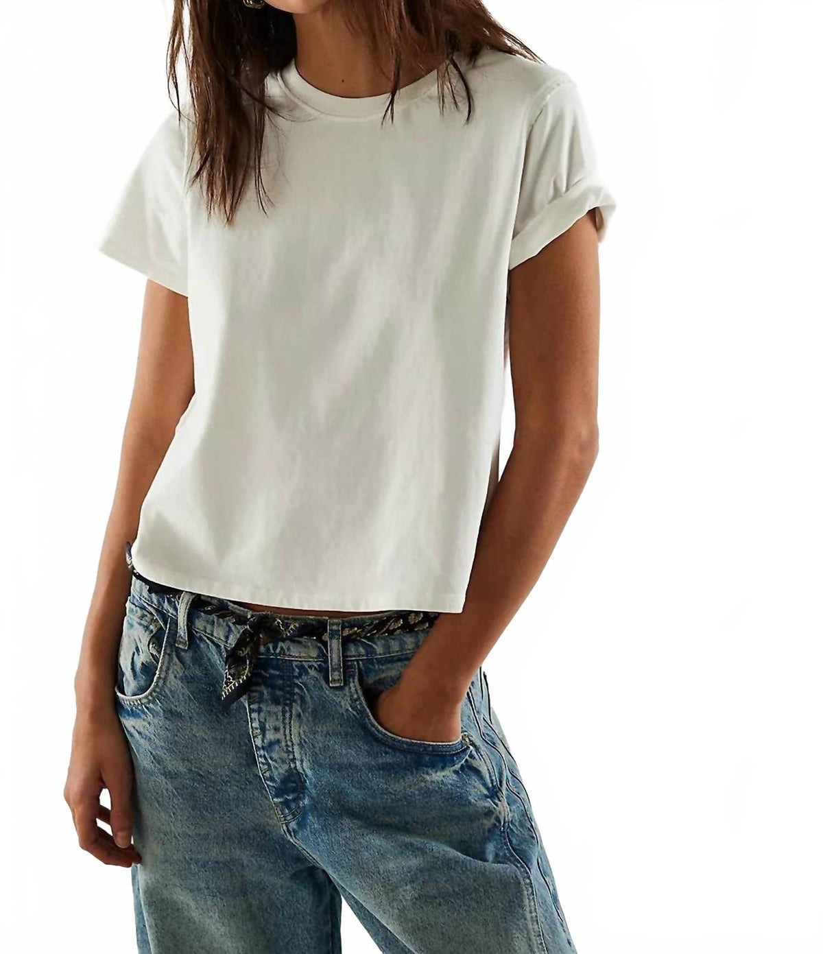 Camiseta color marfil