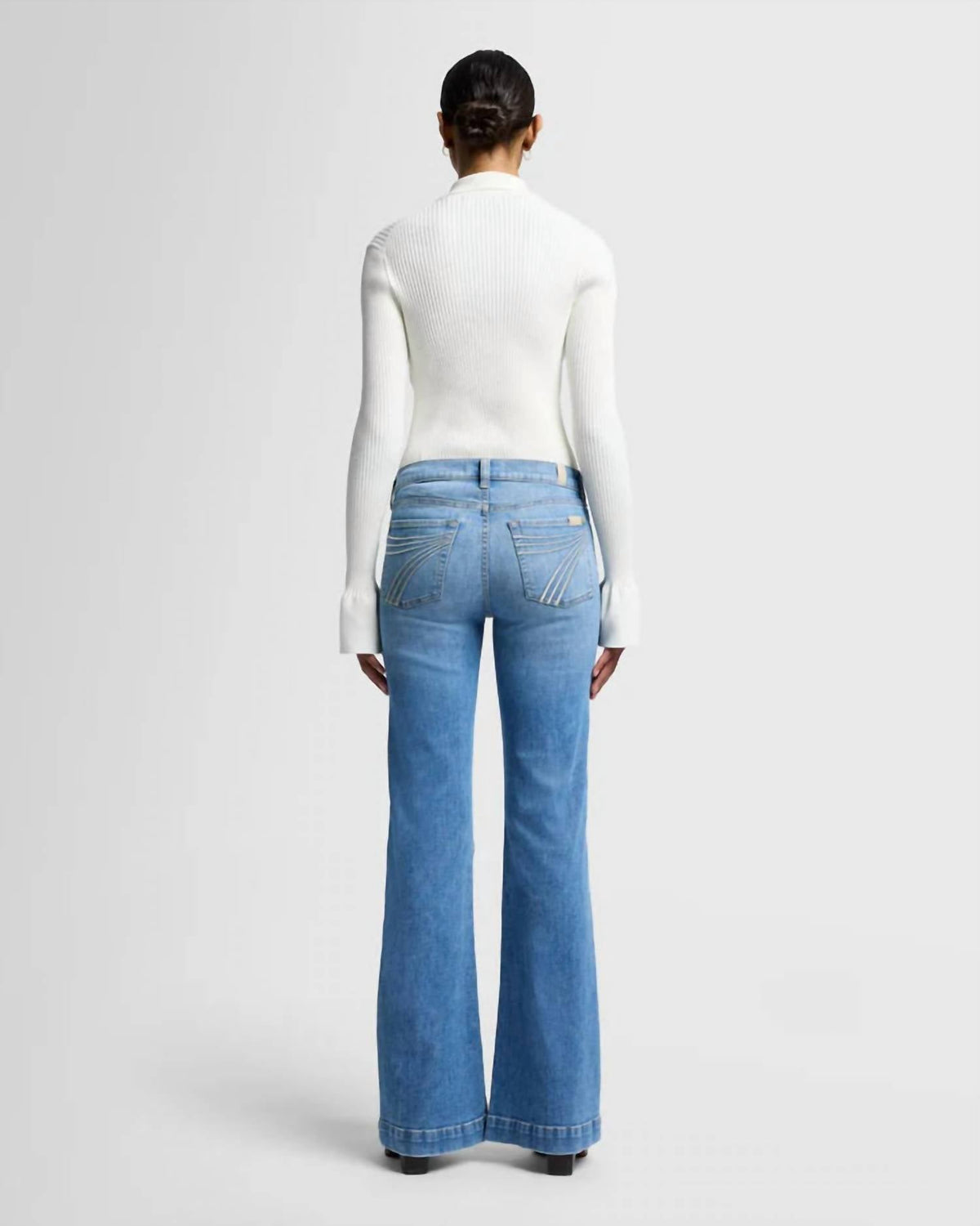 Jean color azul
