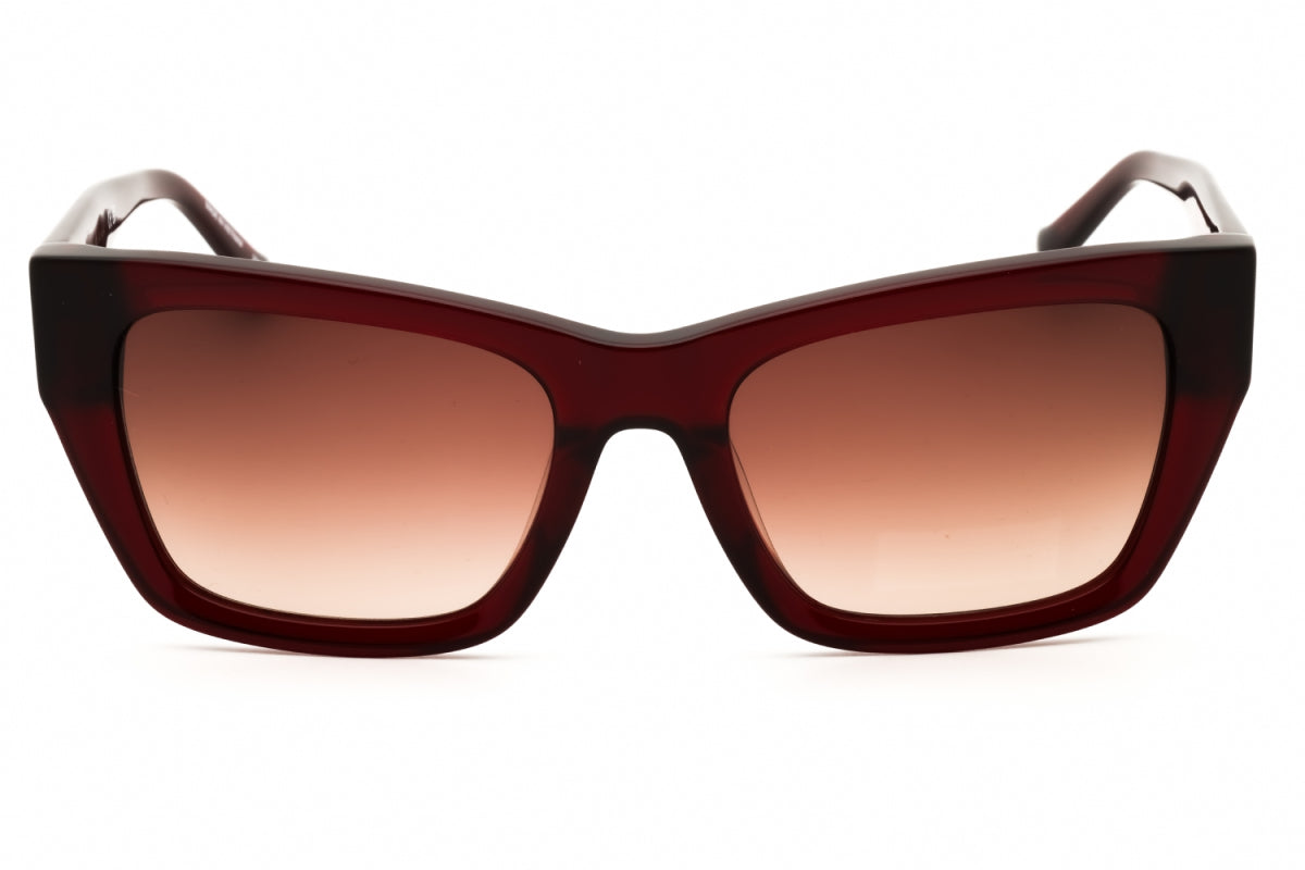 Gafas color café y vinotinto