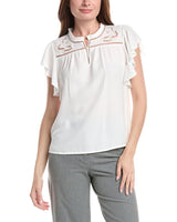 Vince Camuto Bordada con Volantes