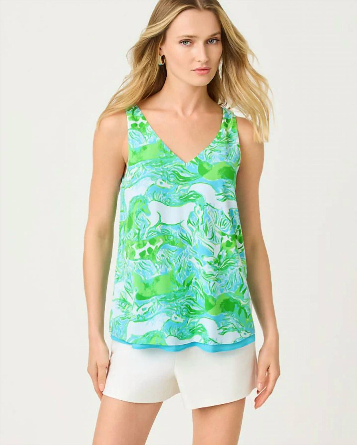 Top color azul