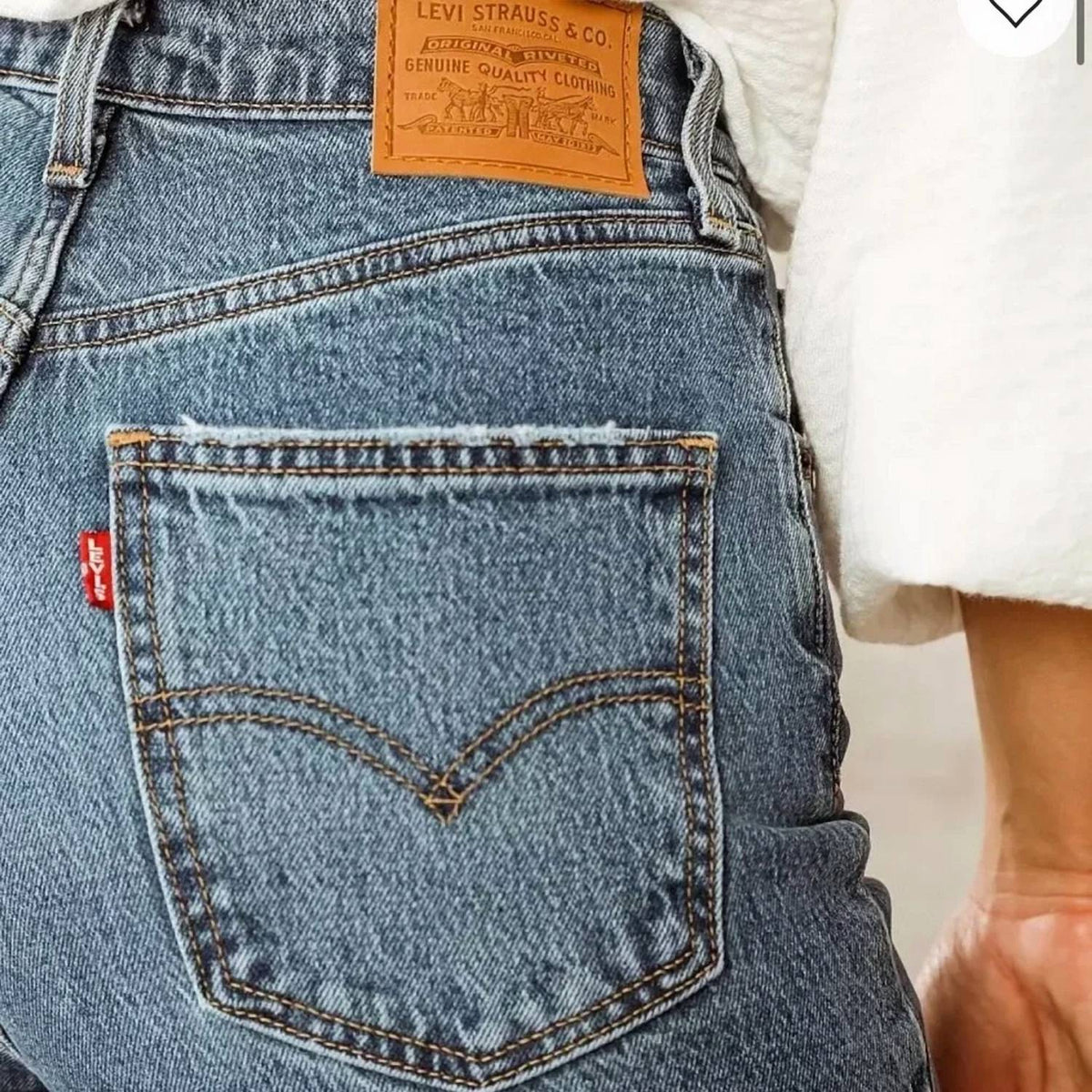 Jean color azul