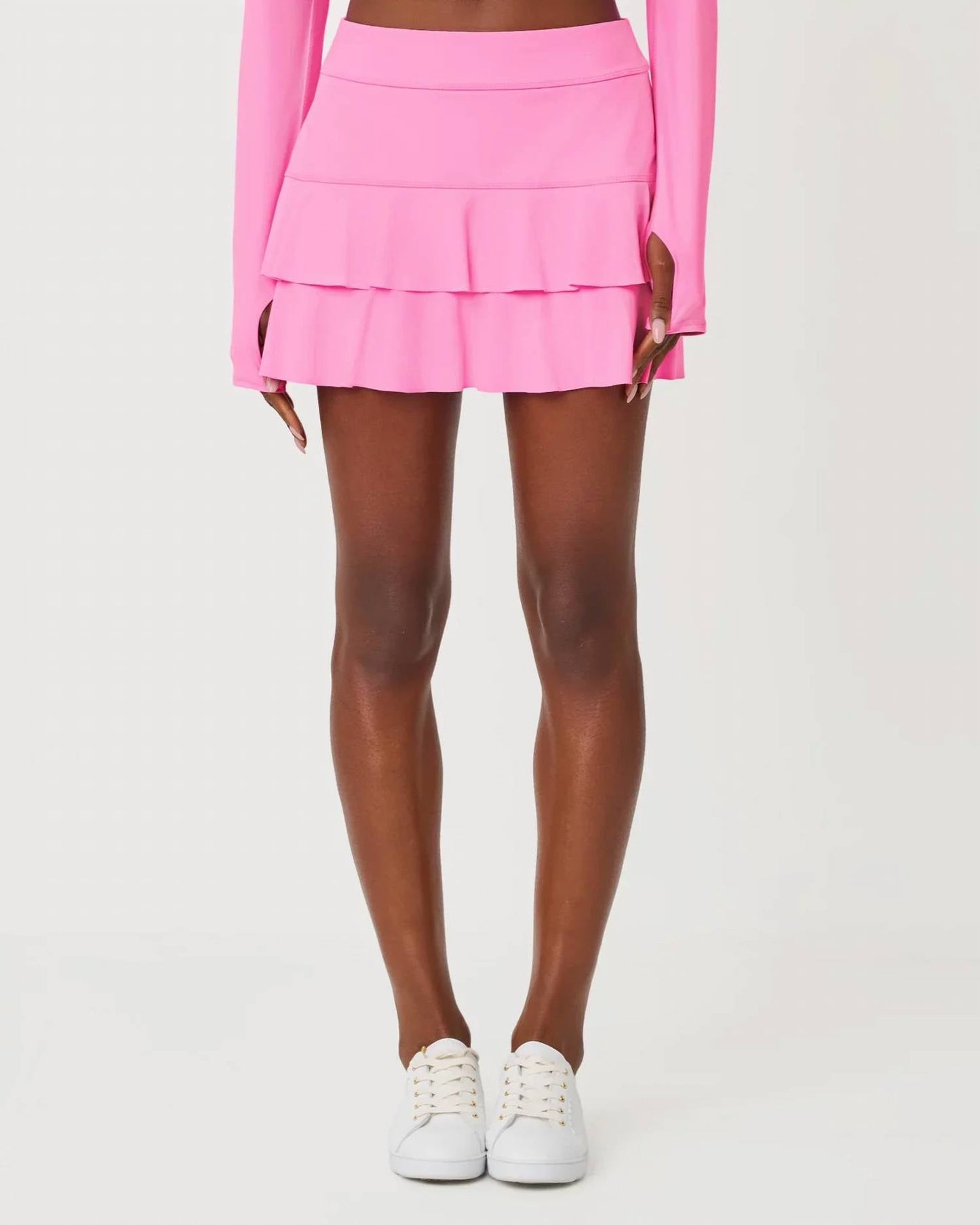 Falda pantalón color rosado