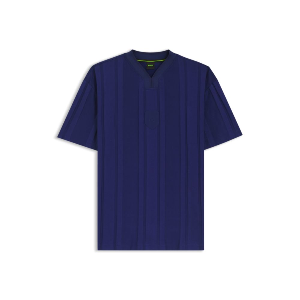 Camiseta de algodón a rayas