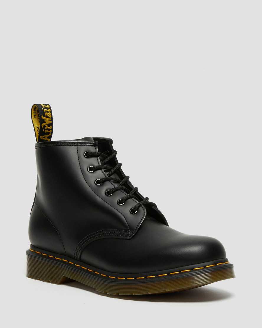Botines de cuero color amarillo