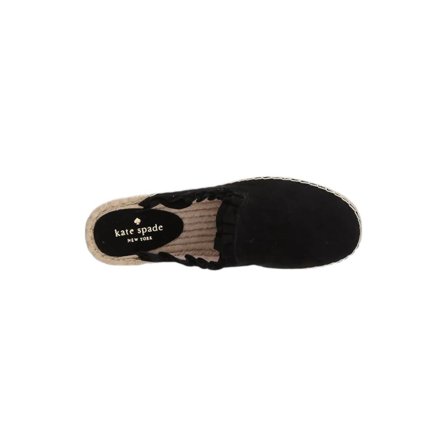 Zapatos destalonados infantil de gamuza color negro