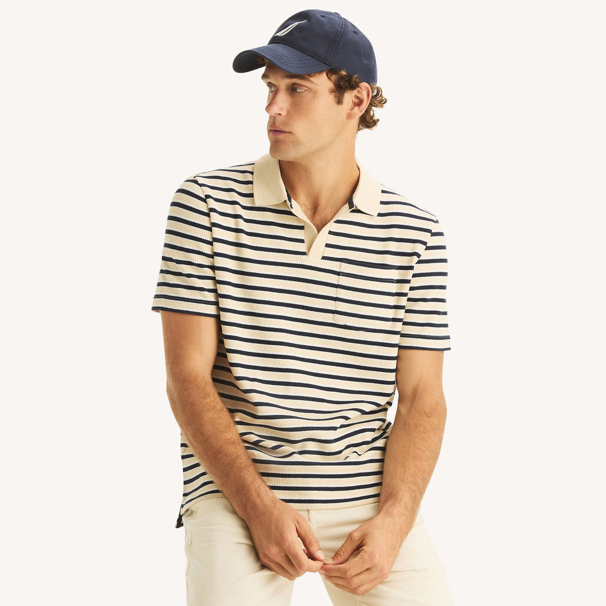 Polo de hombre a rayas
