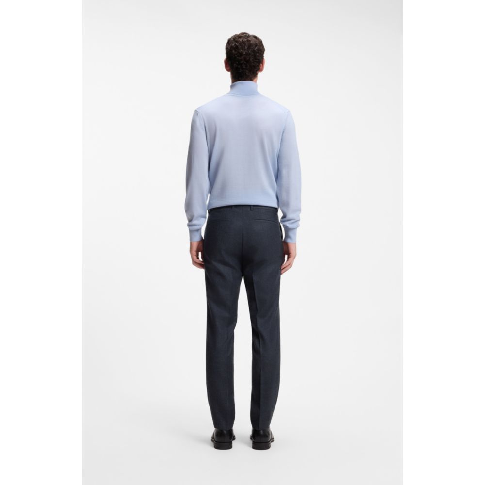 Pantalón de lana de corte ajustado