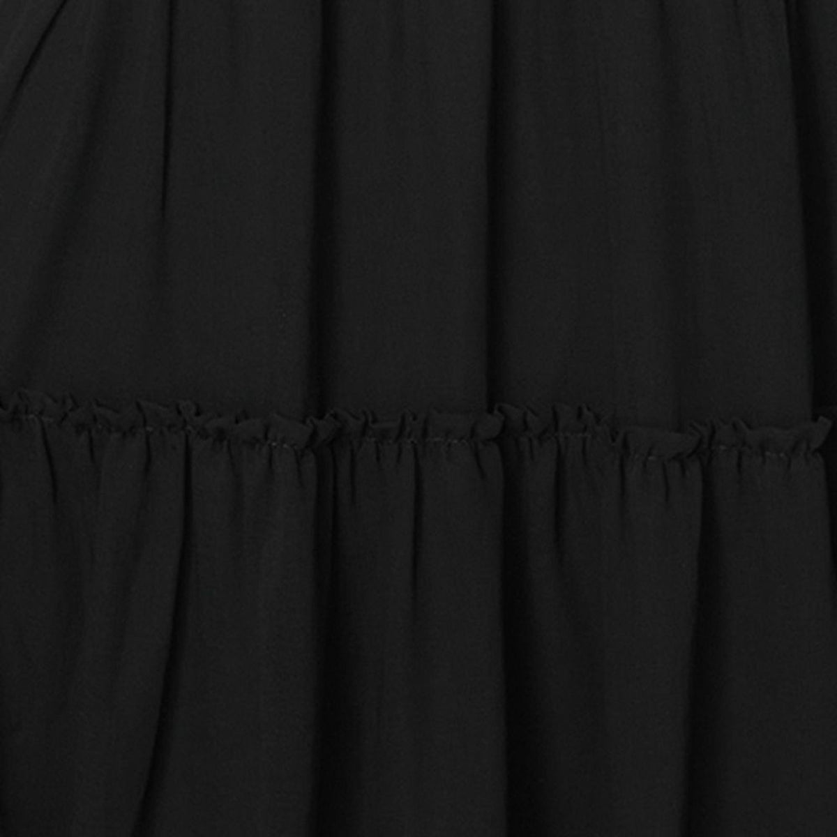 Vestido de mujer de gasa midi con cordones
