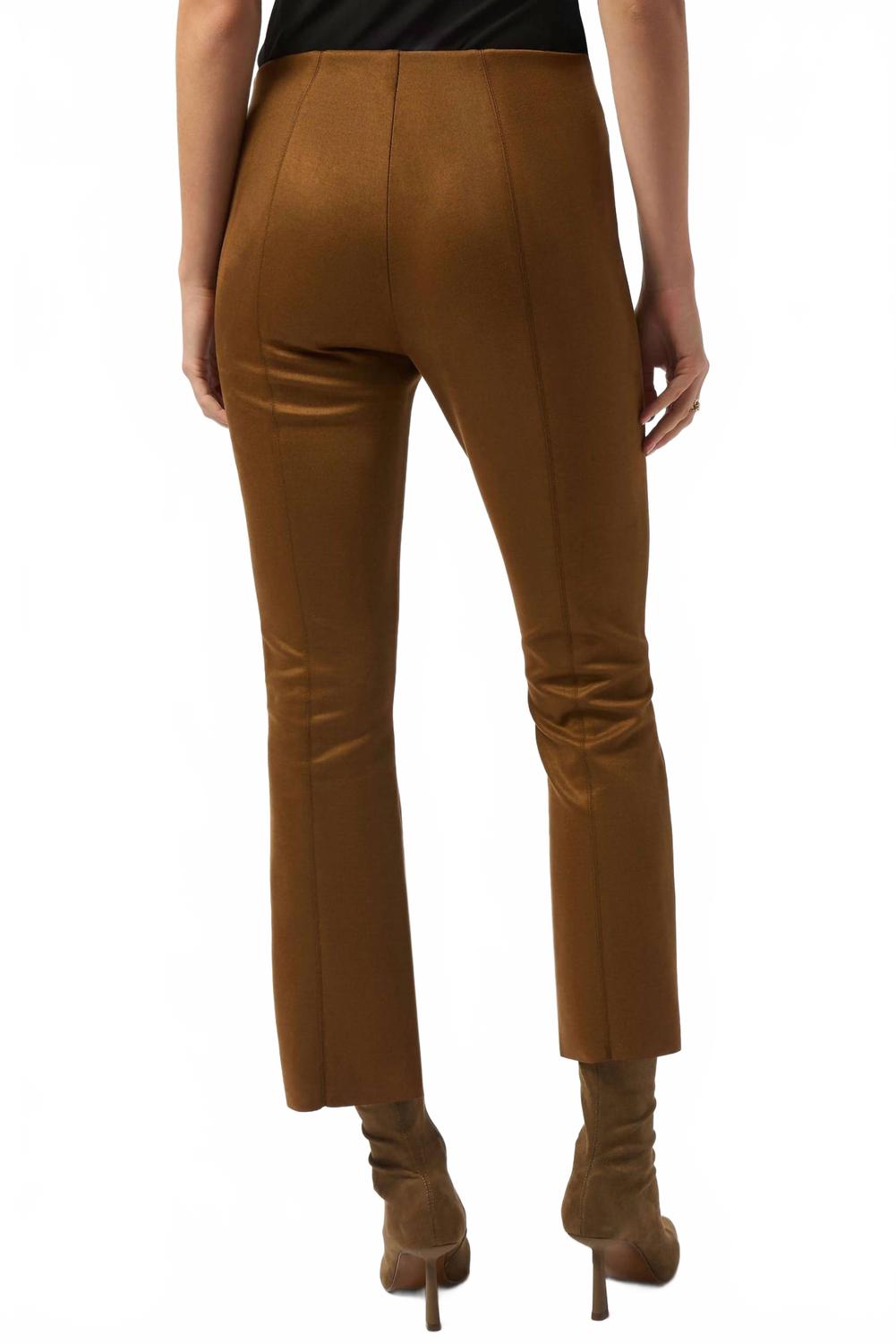 Pantalón de tiro alto color café
