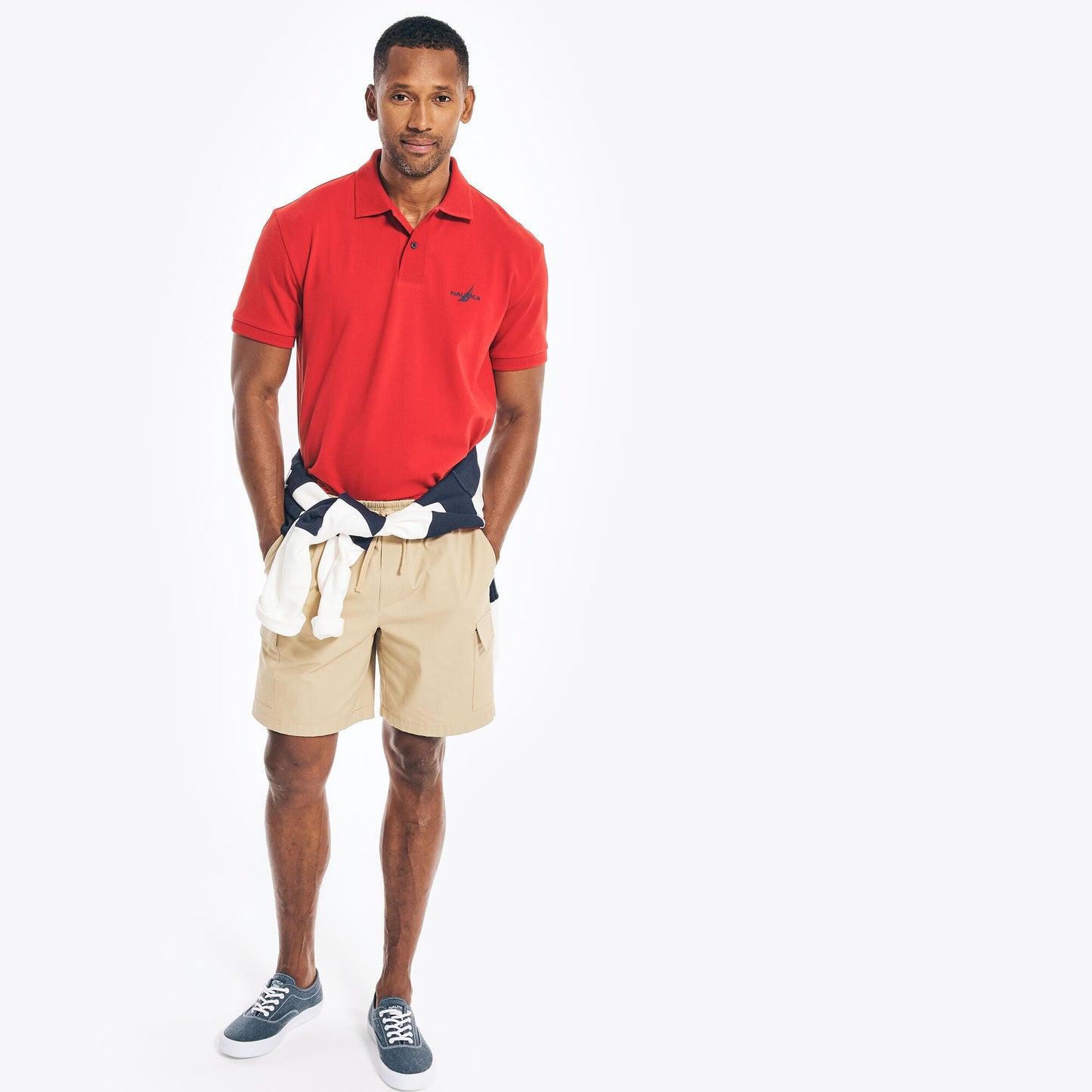 Polo de hombre con tejido acanalado