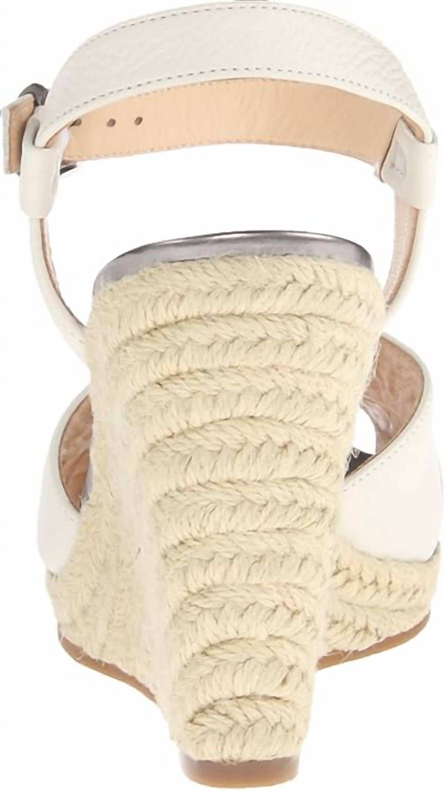 Sandalias de mujer color marfil