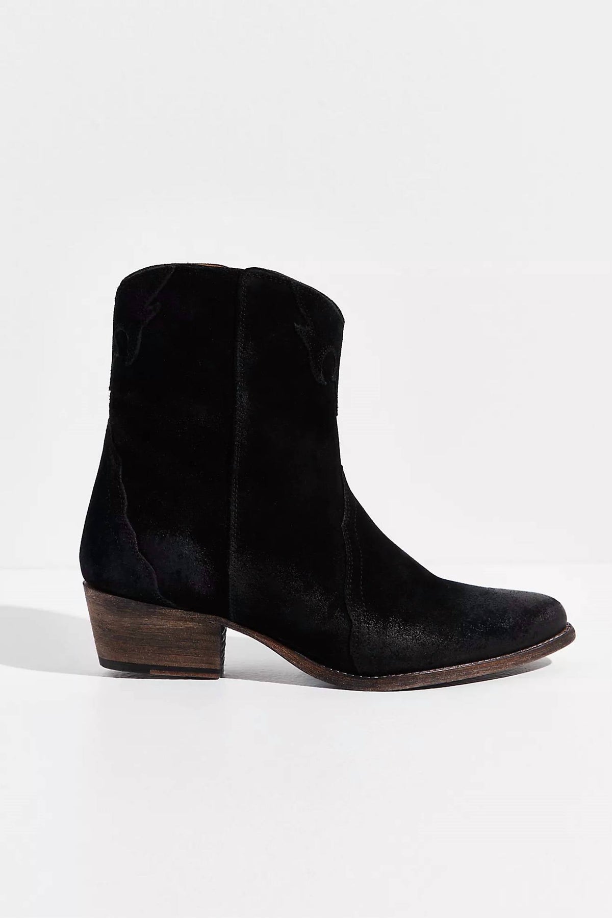 Botas de mujer de gamuza color negro