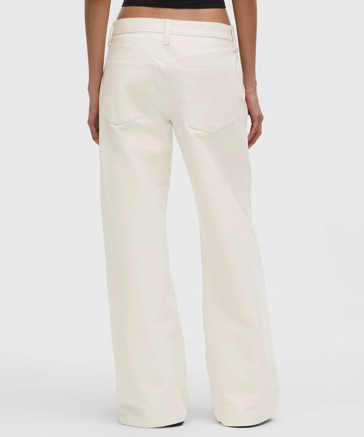 Pantalón de pierna ancha de tiro bajo