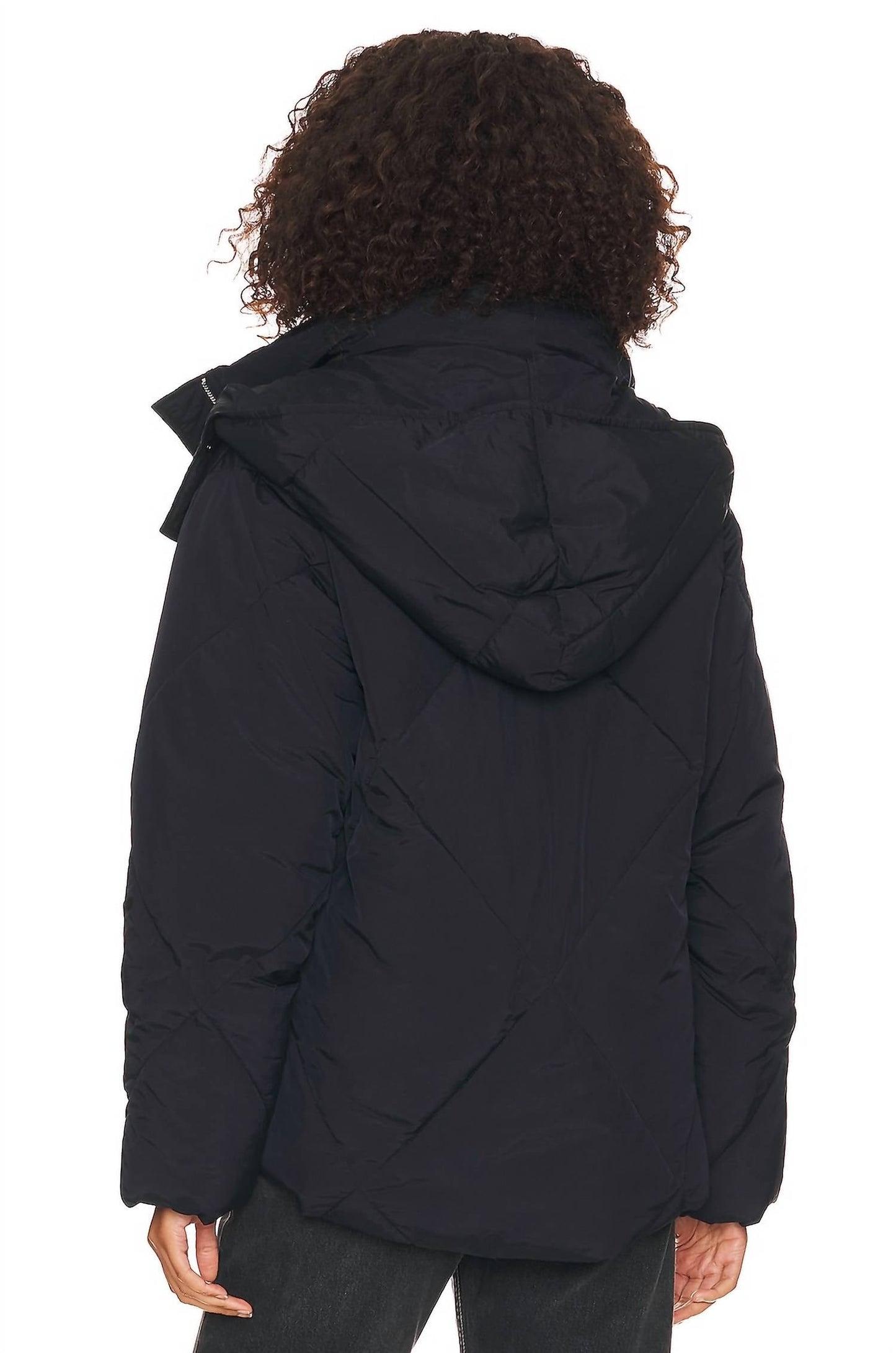 Chaqueta acolchada color negro