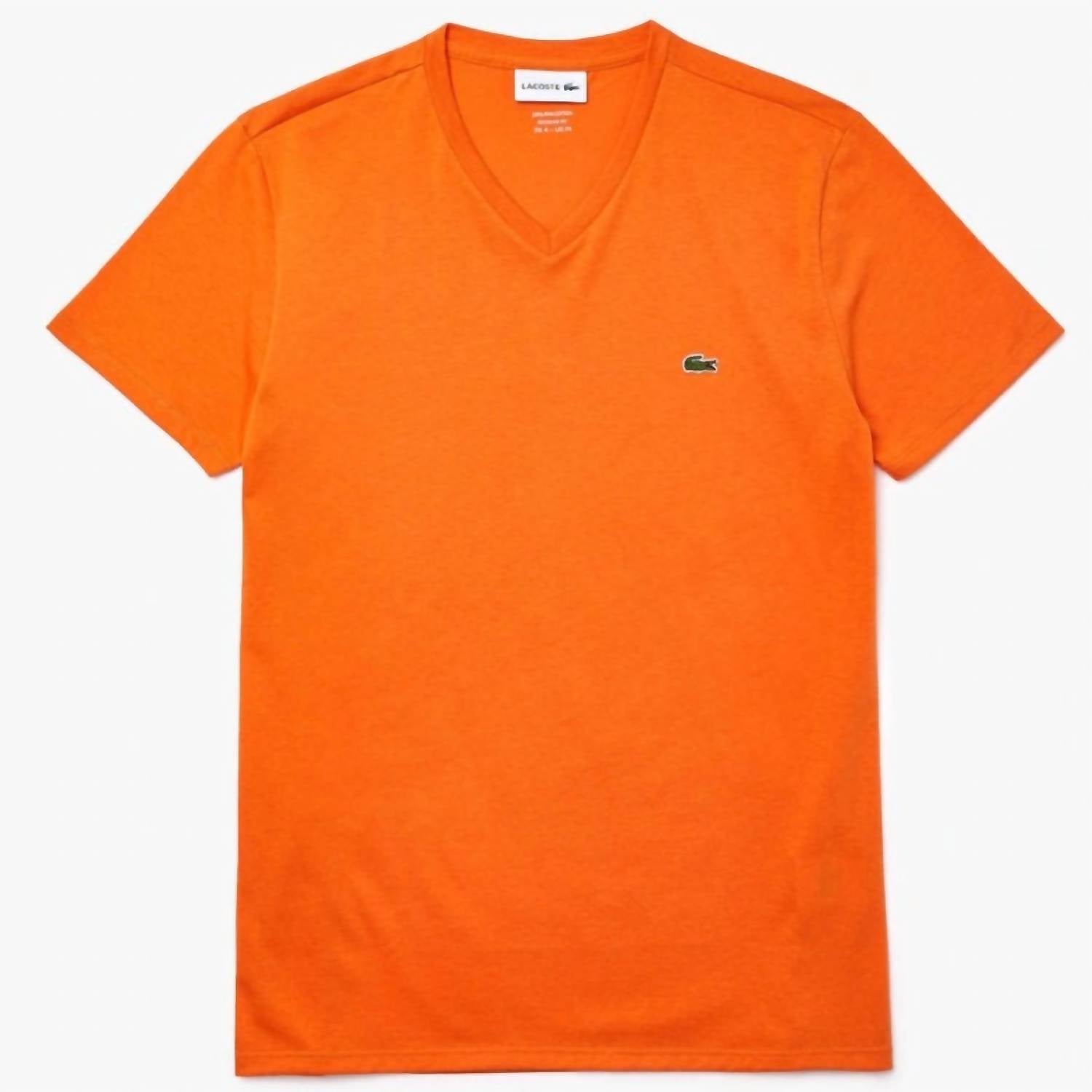Camiseta de manga corta color naranja
