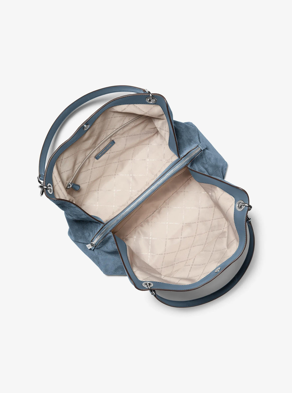 Bolso de hombro de gamuza