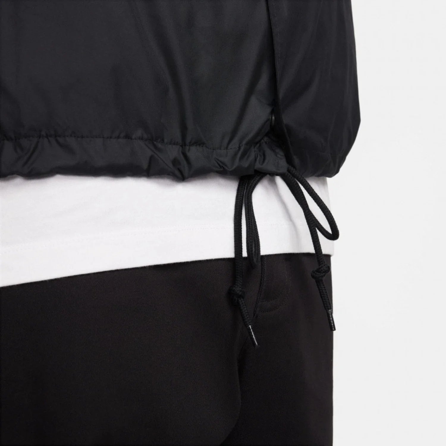 Chaqueta de hombre de manga larga color negro