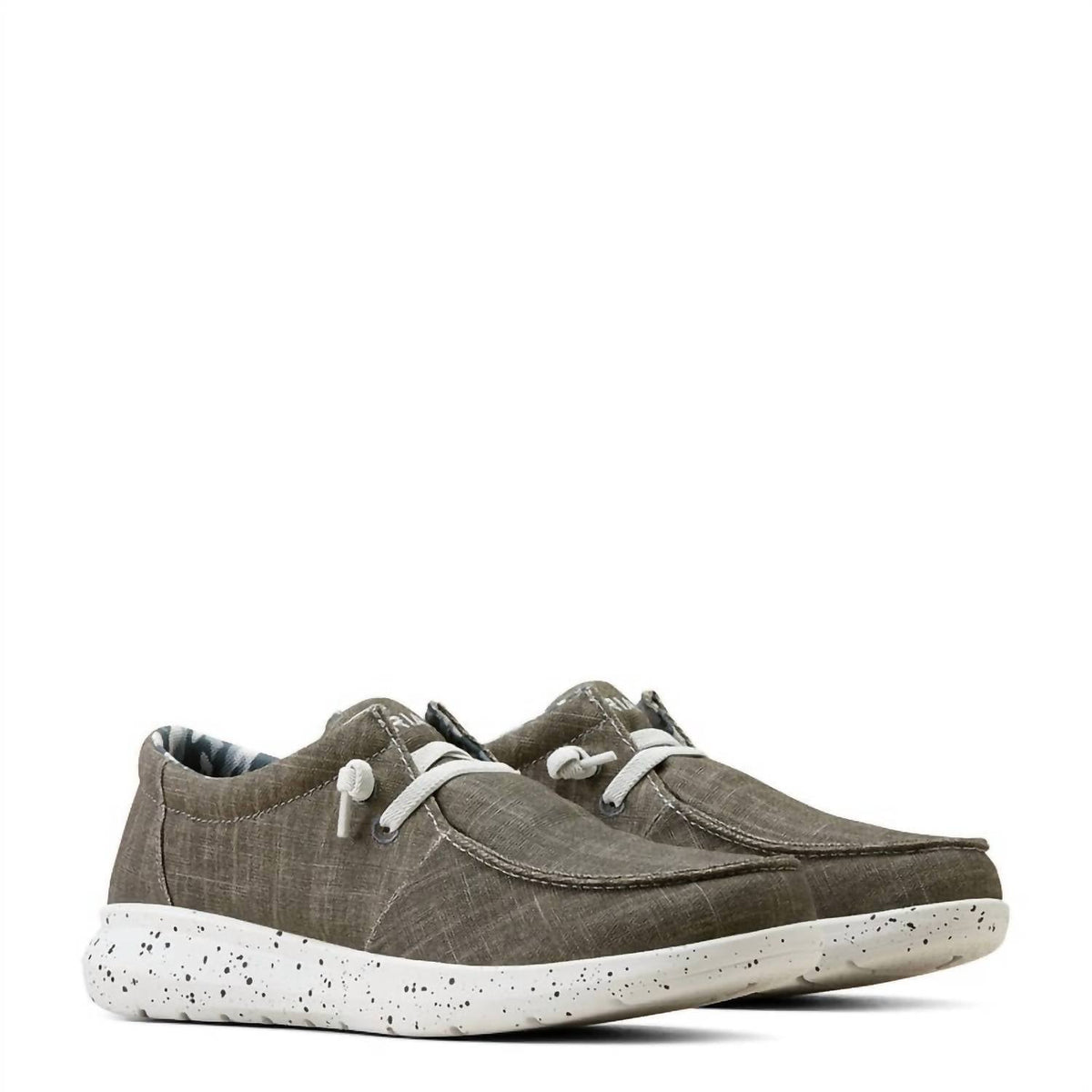 Zapatos de hombre sin cordones color gris