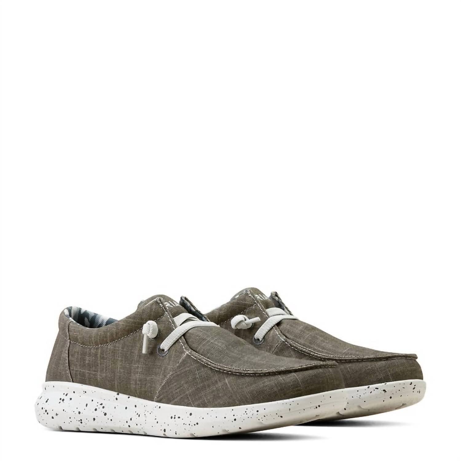 Zapatos de hombre sin cordones color gris