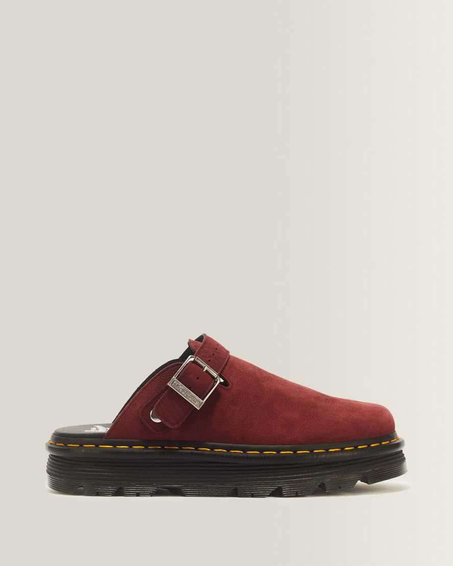 Zapatos destalonados de nobuk