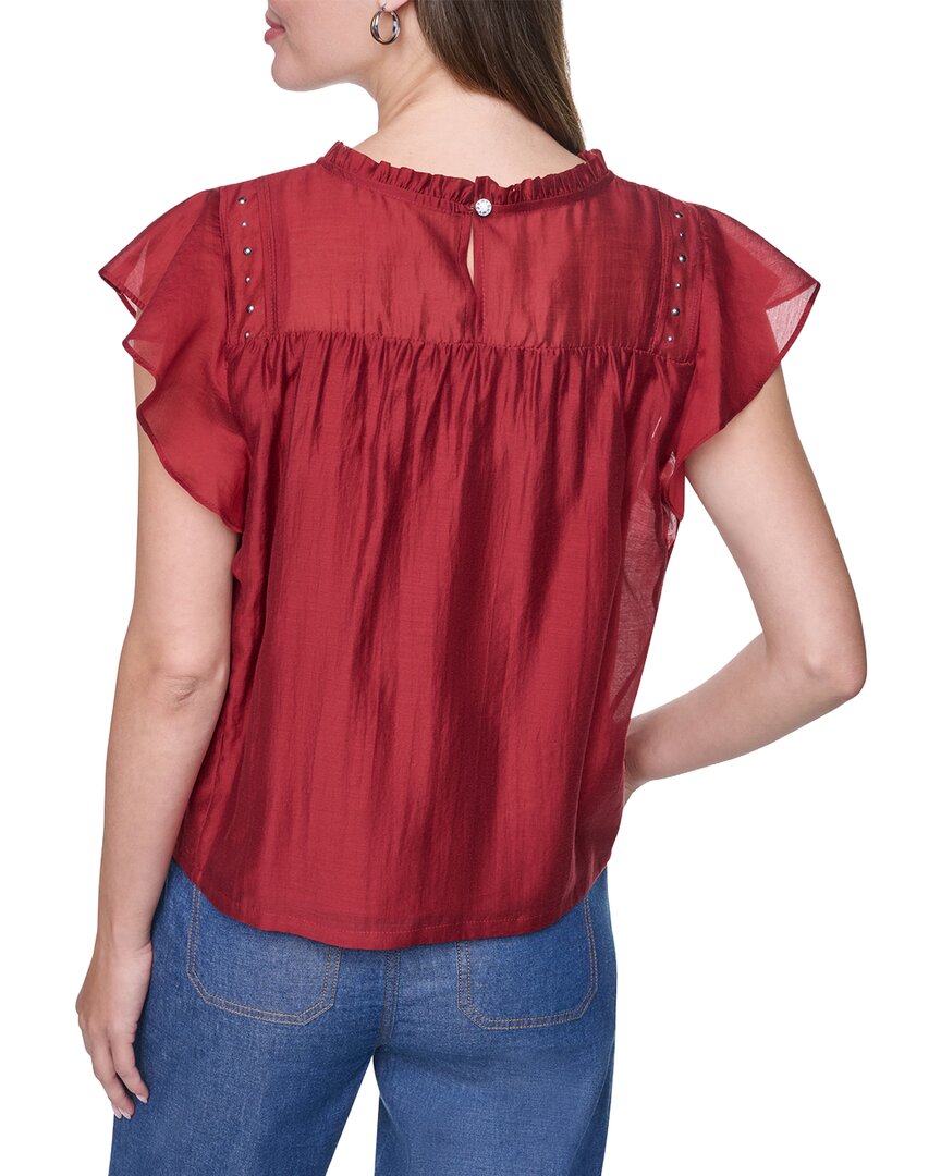 Top con pliegues
