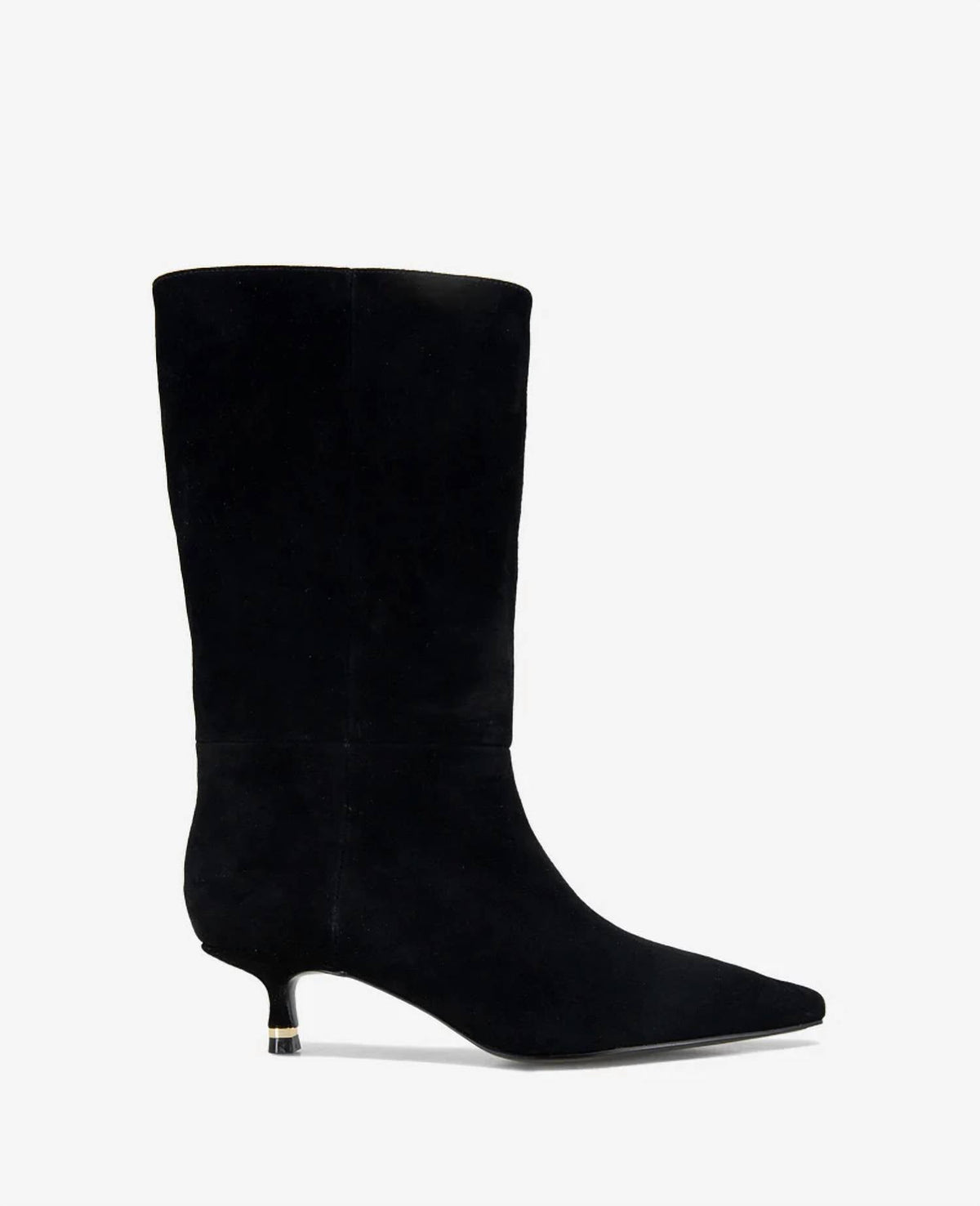 Botines de mujer de gamuza color negro